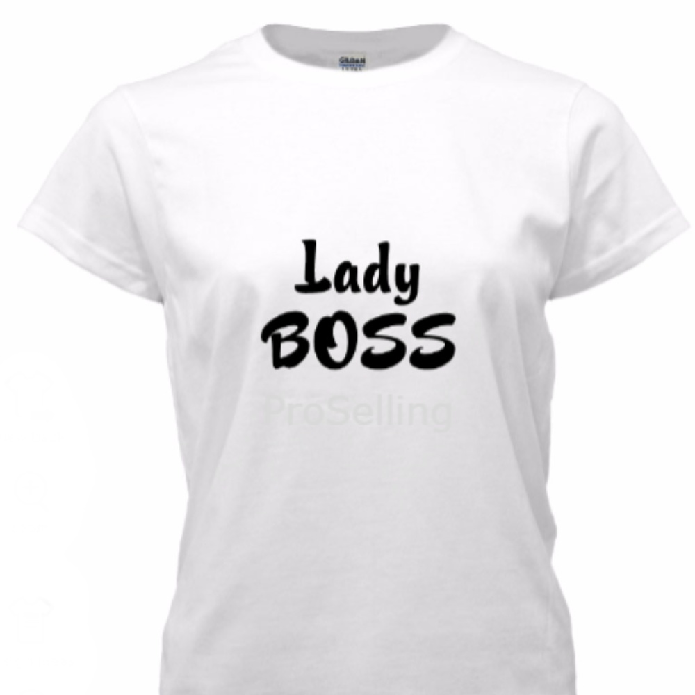 Custom T-Shirts "Lady Boss" - Picture 1 of 1